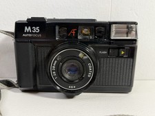 SEARS M35 Auto Focus 1:2.8 38mm Coated Lens 35mm Film Camera Black Untested