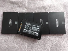 Bulk Lot Qty 5 Fully Tested Samsung 850 EVO 250GB 2.5 SATA SSD Solid State Drive