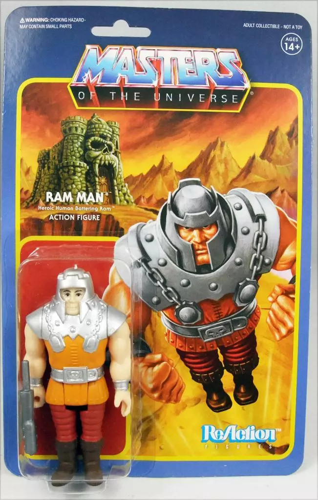 Figurine Ram Man aux couleurs originales mini comics par Super7 gamme MOTU
