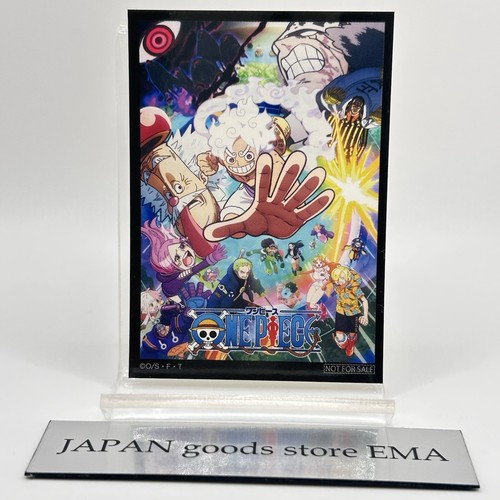 One Piece Anime Japan 2025 Sticker Not for Sale Very Rare Japanese Collection