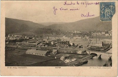Old postcard REVIN (135546)