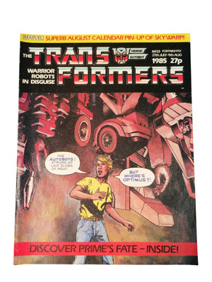 Transformers UK #23 Marvel UK 27th Juli 1985 Comic G1 Mtmte Britisch Wöchentlich