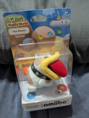 Yarn Poochy Amiibo - Nintendo - Brand New w Protective Case!