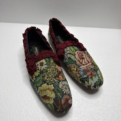 DOLCE & GABBANA Men Floral Loafers Dress Shoes Multicolor  display picture 3