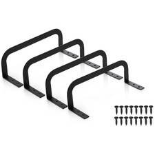4 PCS Metal Mattress Retainer Bar Slide Stopper Non Slip Gripper Baffle