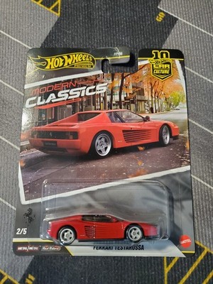 New Hot Wheels Car Culture 2026 Modern Classics #2/5 Red Ferrari