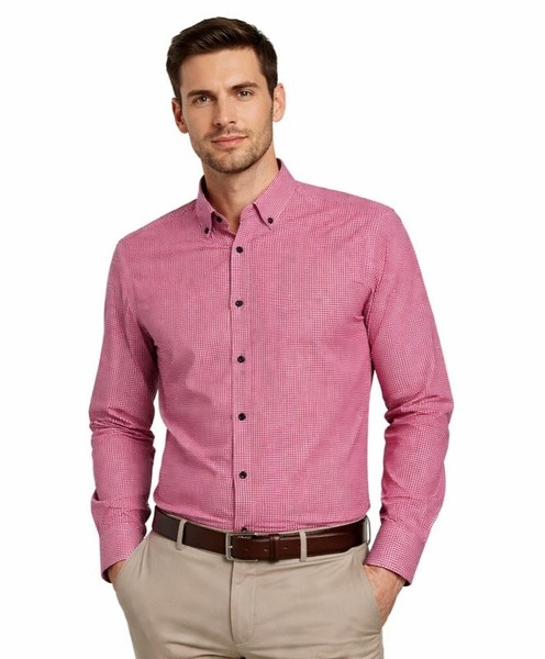 Men Napapijri Shirt Red Cotton M