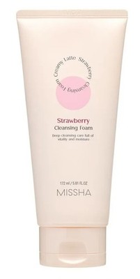 MISSHA Creamy Latte Cleansing Foam Strawberry