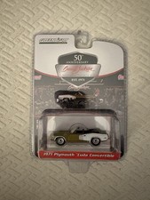 Greenlight 1971 Plymouth 'Cuda Convertible 37300 Barrett-Jackson 1:64