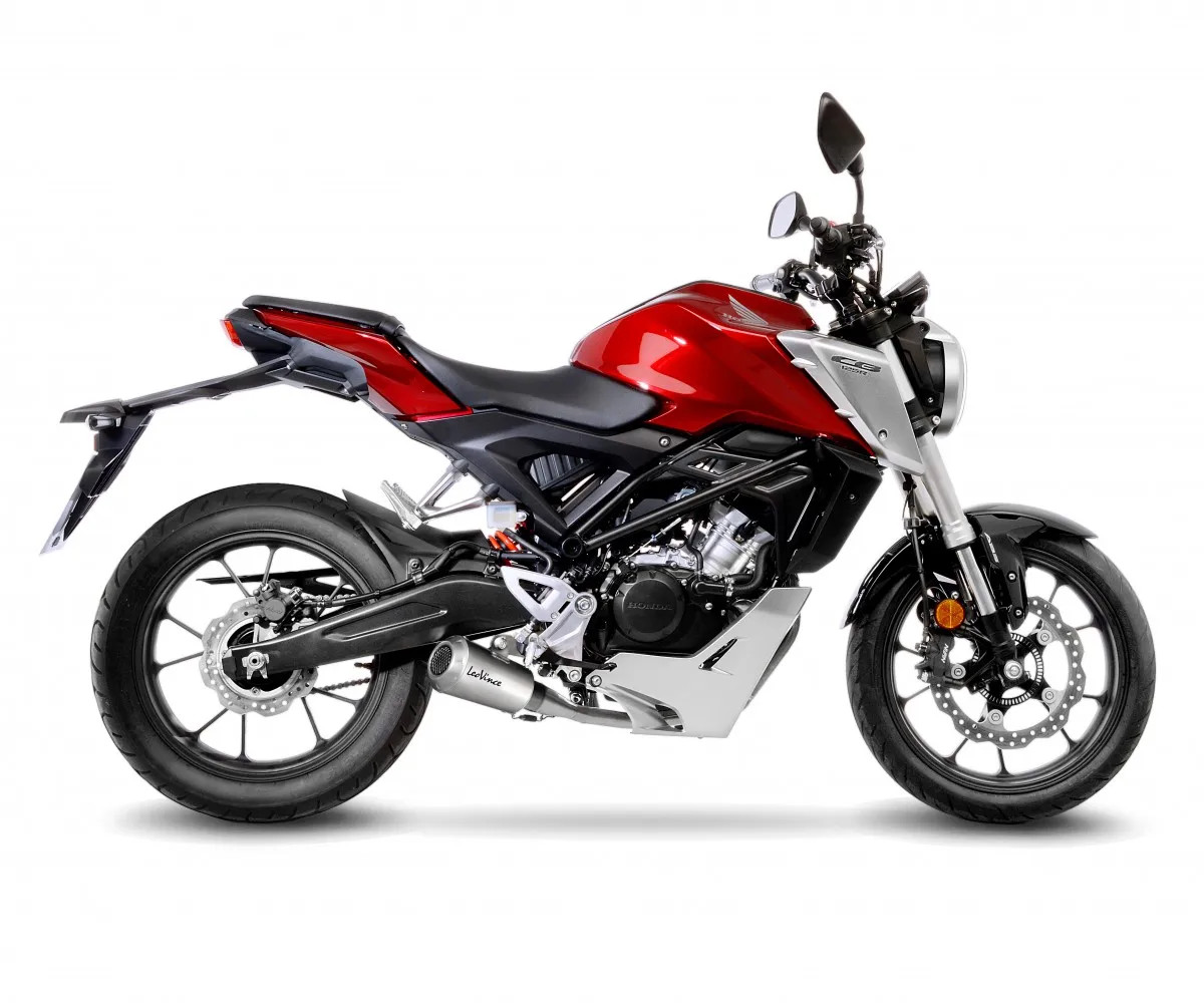 LeoVince full exhaust system LV-10 E4 HONDA CB 125 R Neo Sports Cafe 2018 2020
