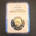1968-S Kennedy Half Dollar 50C NGC PF 68+ Cameo Proof 40% Silver