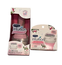 Schick Intuition Sweet Water Lily Razor with 3 Refill Cartridges