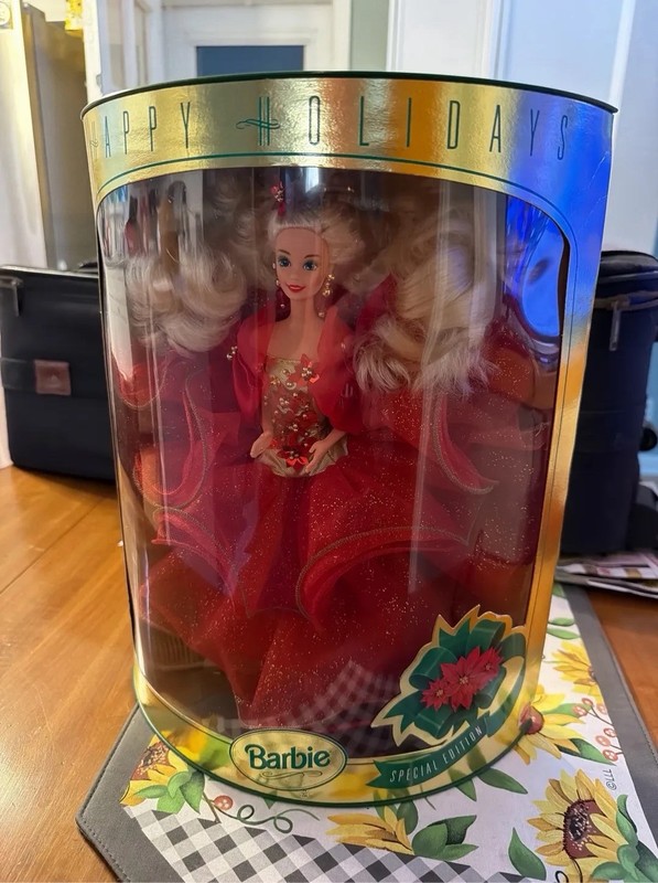 BARBIE Happy Holidays Special Edition 1996 Blonde Mattel
