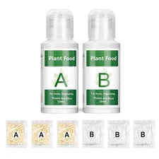 Hydroponic Nutrients a & B, 800Ml Plant Food for Indoor Growing System