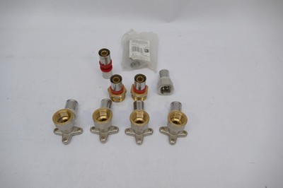 Pressfitinge US Metrix PEX für 16 x 2,0 mm MV-Rohr TH + U kompatibel Wandscheibe