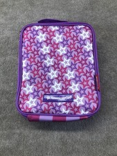American Girl torba na lunch różowo-fioletowa