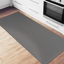 Rugshop Mats Solid Anti Fatigue Standing Mat Kitchen Floor Mat Bath Runner 18x47