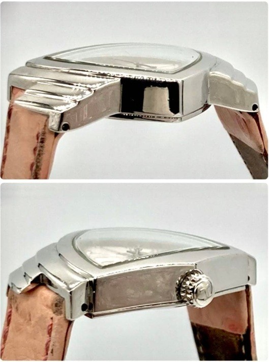 Hamilton Ventura H242111 Quartz Watch Shell Dial Silver New