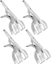 9" Locking Pliers, 4 Pack Metal Welding Clamp, Quick-Lock Release for Easy Remov
