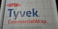 5 X 9 ft Tyvek CommercialWrap Ground Sheet Cloth Moisture Barrier Tent Footprint