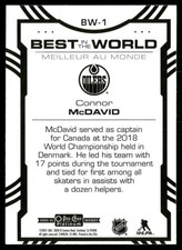 2020-21 O-Pee-Chee Platinum #BW-1 Connor McDavid Best-in-the-World