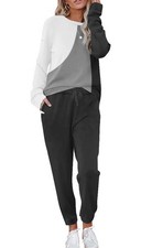Lounge Sets Women 2 PCS Outfits Sweatsuits Long Pant Loungewear Tracksuits