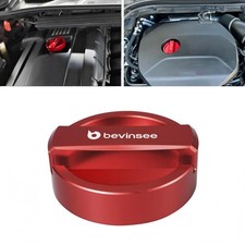 Red Aluminum Oil Cap Cover 11127500568 Replacement For Bmw X1 X3 X5 Z3 Z4