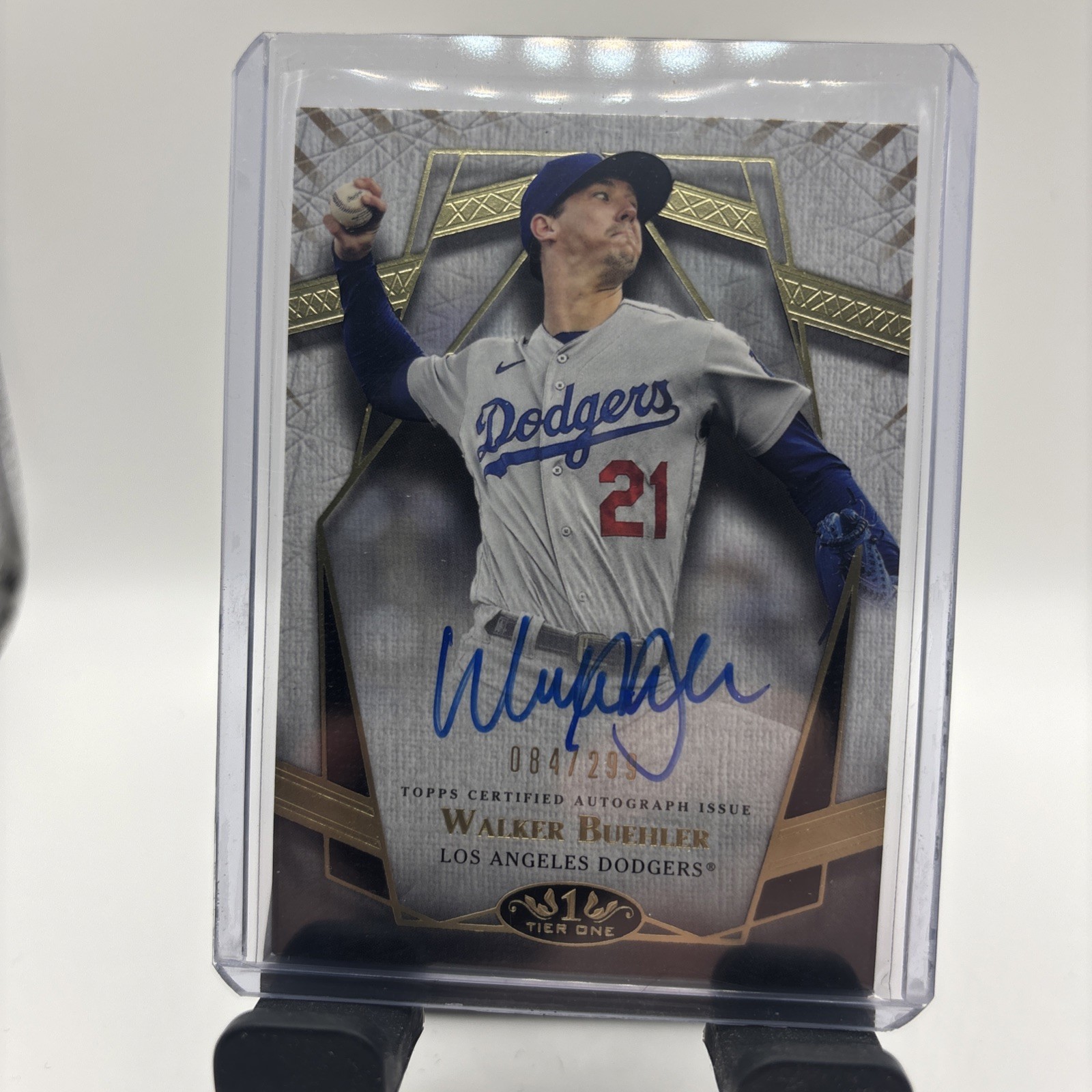 2022 Topps Tier One - Prime Performers Autographs #PPA-WB Walker Buehler 084/299