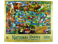 MasterPieces 1000 Piece Jigsaw Puzzle National Parks of America Animals Complete