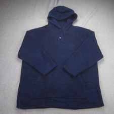 Vintage Lauren Ralph Lauren Hoodie Womens Medium Navy Polartec Fleece Made USA