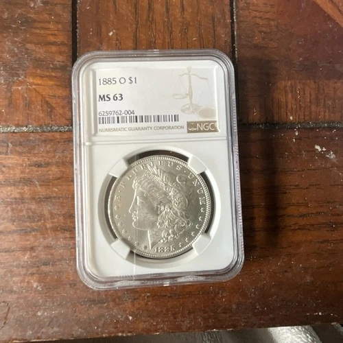 Morgan Dollar 1885-O NGC MS63 Silver $1 New Orleans Uncirculated KM#110