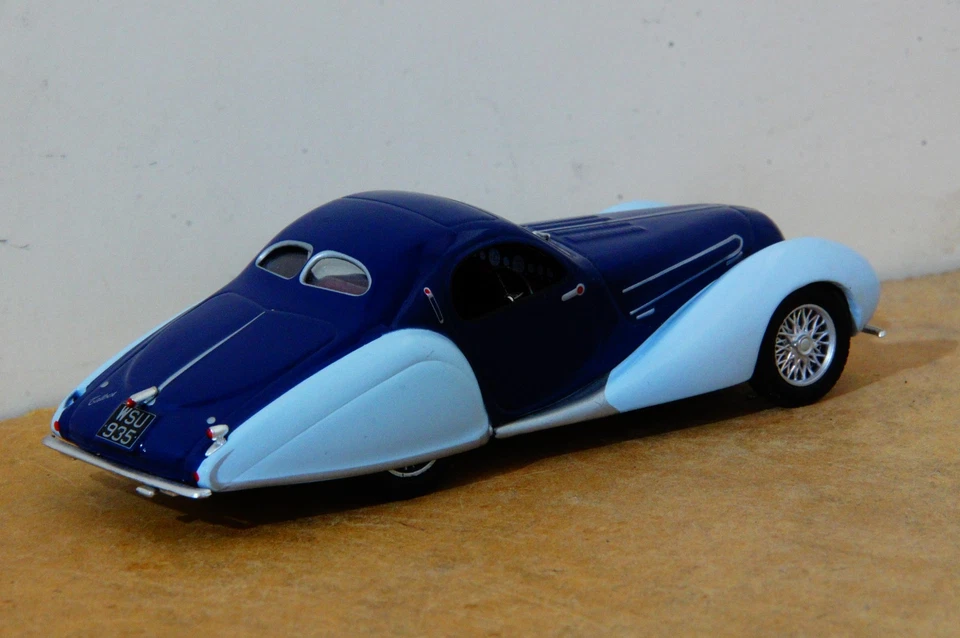 1/43 SCALE DIECAST MODEL, IXO, 1938 TALBOT LAGO T150SS AERODYNAMICA. Exc. Box. - Image 3 of 4