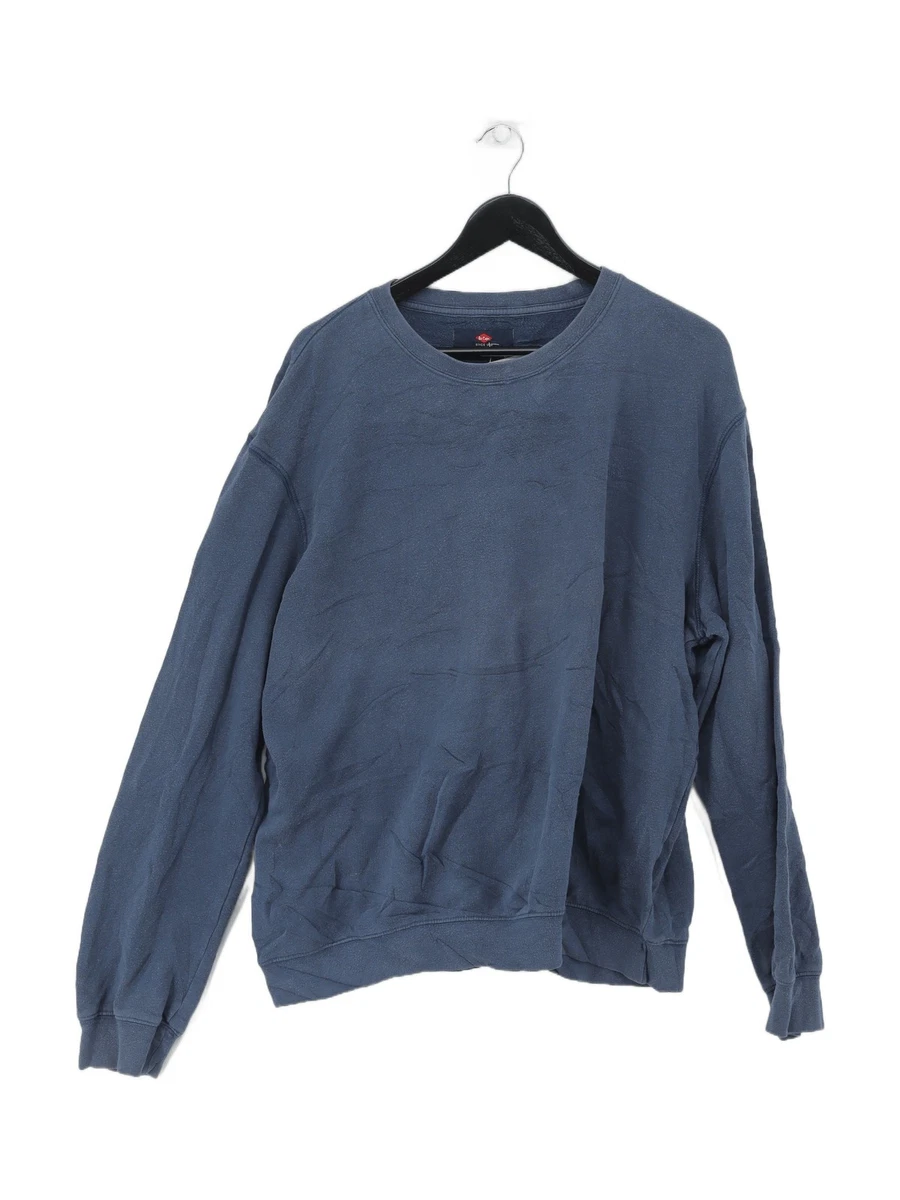 Sudadera con capucha para hombre Lee Cooper XL azul 100 % otros pulóver