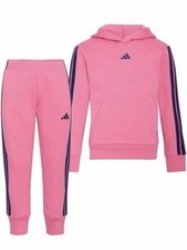 Girl's Adidas 2-Piece Hoodie  Joggers Set - Pink, Size 5, NWT
