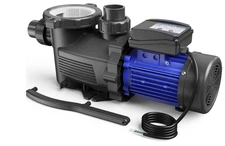 AQUASTRONG 2 HP In/Above Ground Single Speed Pool Pump, 115V, 8917GPH w Timer