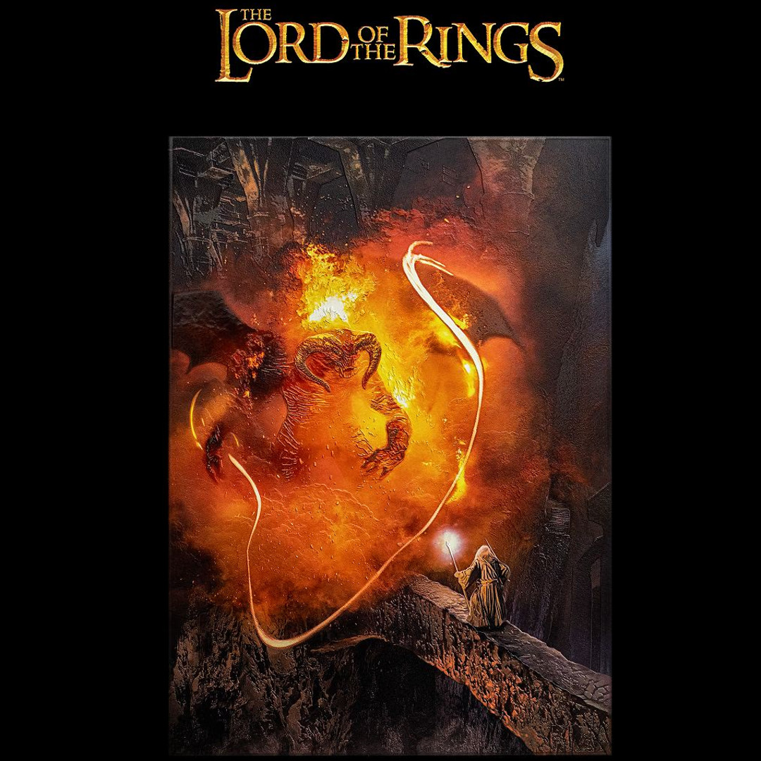 Poster Métal Displate LOTR You Shall Not Pass Cadeau Idéal Collectionneur