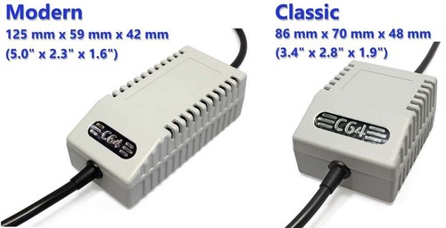 C64 PSU Classic Gray EU - Alimentatore sostitutivo Commodore 64, spina EU - Zdjęcie 8 z 9