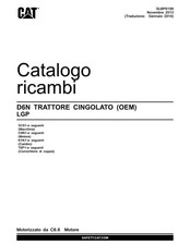 Caterpillar D6N TRATTORE CINGOLATO OEM LGP Catalogo ricambi Italiano
