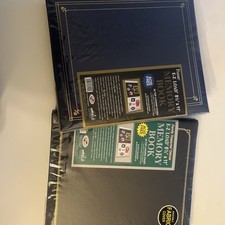 2 Pioneer E-Z Load 8.5x11 Photo Memory Book 20 Top Loading w/ 10 Inserts Q55