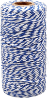 2Mm Kordel Dunkelblau Und Weiß,100M Baumwollschnur,Makramee Garn,Baumwollgarn Dü