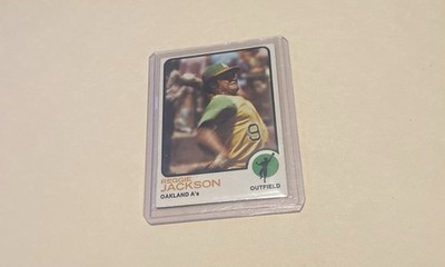 1973 Topps - Reggie Jackson #255 Vintage Oakland A s