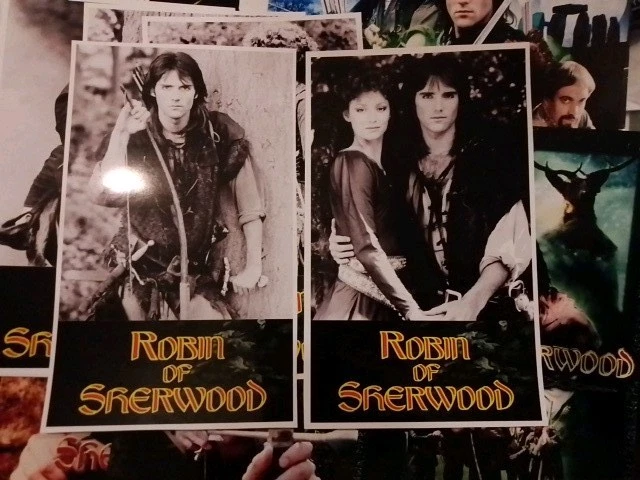 Robin Of Sherwood. 16 Hi-Gloss 7x5ins Promotion Lobby Prints. B&W + Colour.Set 1 - Image 4 of 4