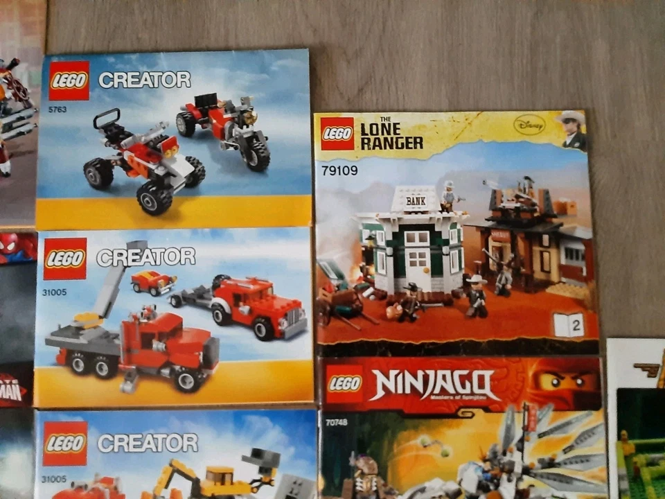 Lego Instruction Manual Lot (27) Mixed STAR WARS Ninjago Creator Hero Factory - Image 4 of 4