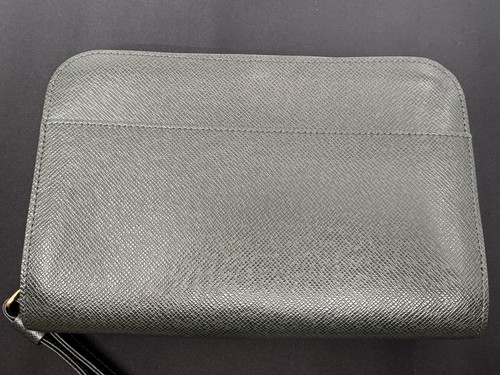 Louis Vuitton Orsay Green Clutch / Taiga / US SELLER / AUTHENTIC - Picture 3 of 14