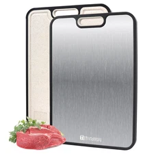Titanium Cutting Board, Titanium Cutting Boards for Kitchen Food Grade Metal ...