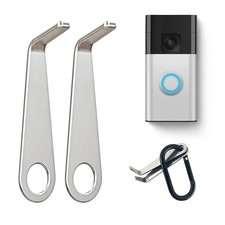 Effortless Video Doorbell Battery Management 2 Pcs Stainless Steel Key Tool Set