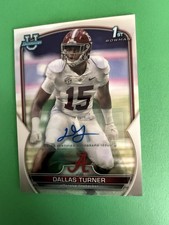 Dallas Turner Bowman 2022 #6 Auto