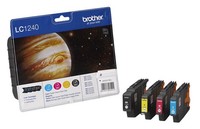 4 Original Druckerpatronen Lc 1240 Brother MFC-J 5910 Dw