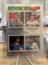 2026 Topps Heritage Rookie Outfielders Chrome Refractor #388