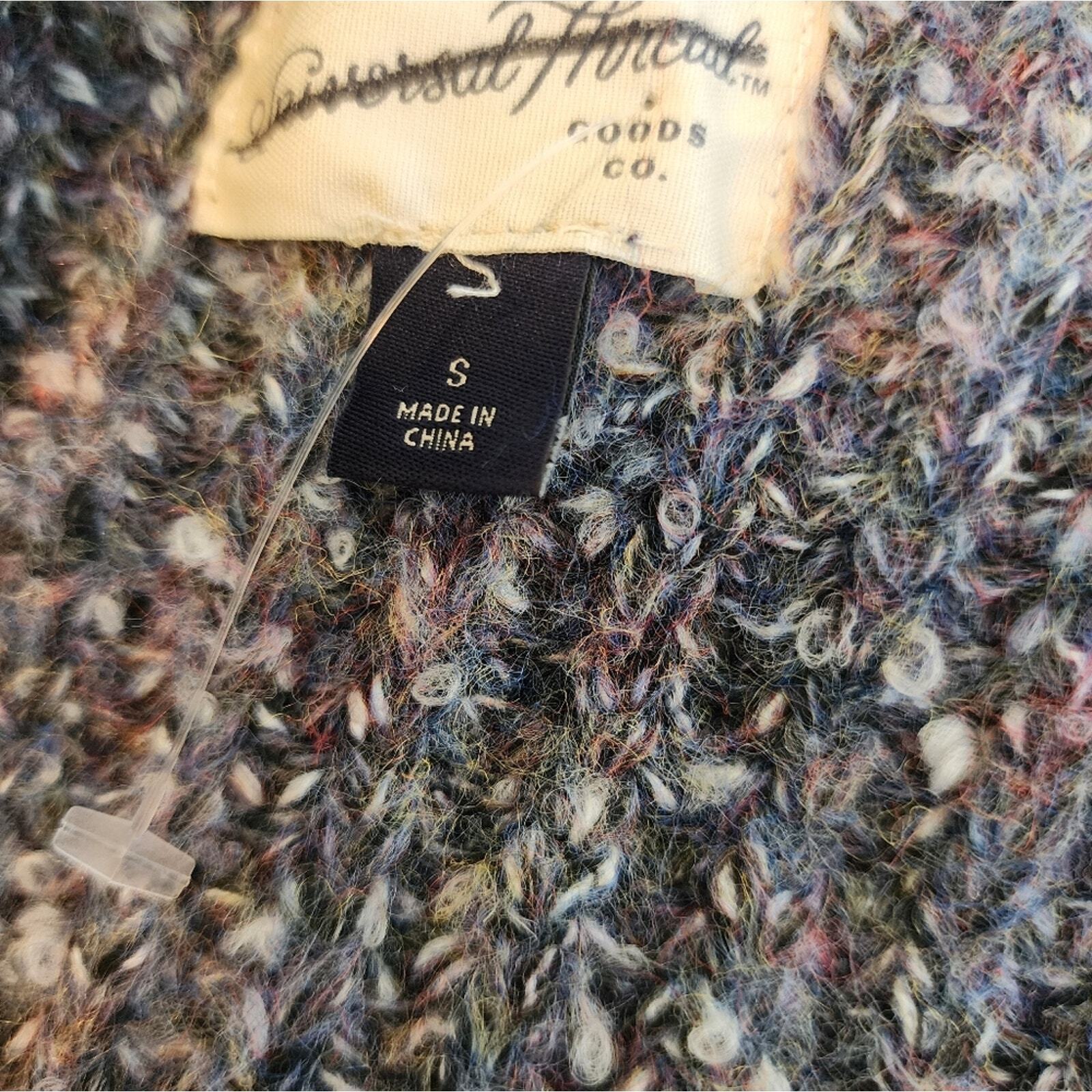 UNIVERSAL THREAD MULTI COLOR CABLEKNIT DUSTER SIZ… - image 8